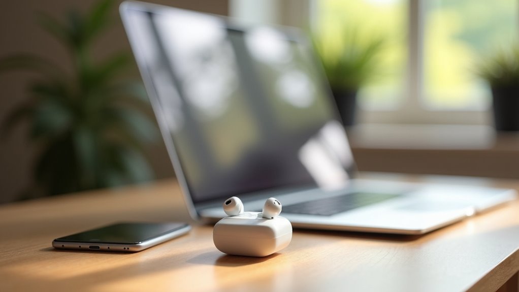 wymagania automatycznego przełączania AirPods, Apple ID, urządzenia w pobliżu