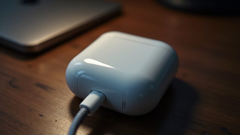 Dlaczego etui AirPods nie chce się ładować?