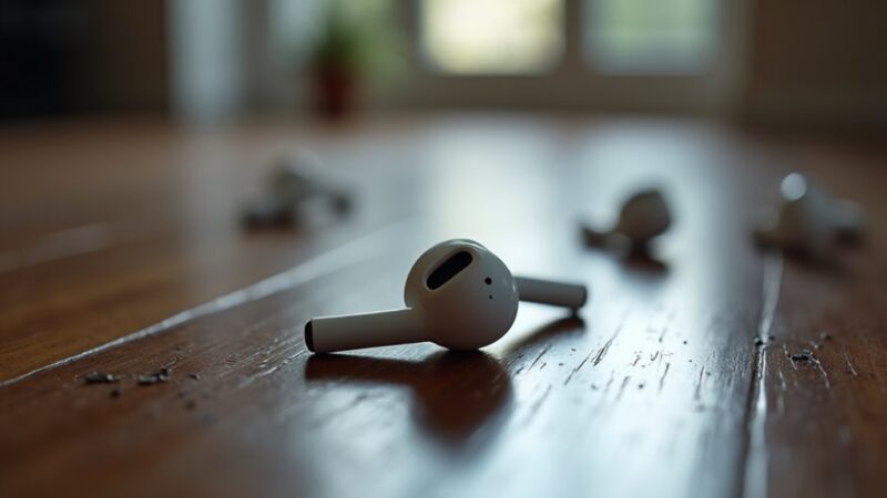 AirPods upadły na ziemię? Jak sprawdzić, czy nie są uszkodzone?