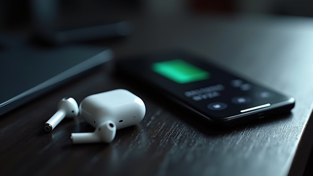 Android nie posiada wskaźnika poziomu baterii AirPods