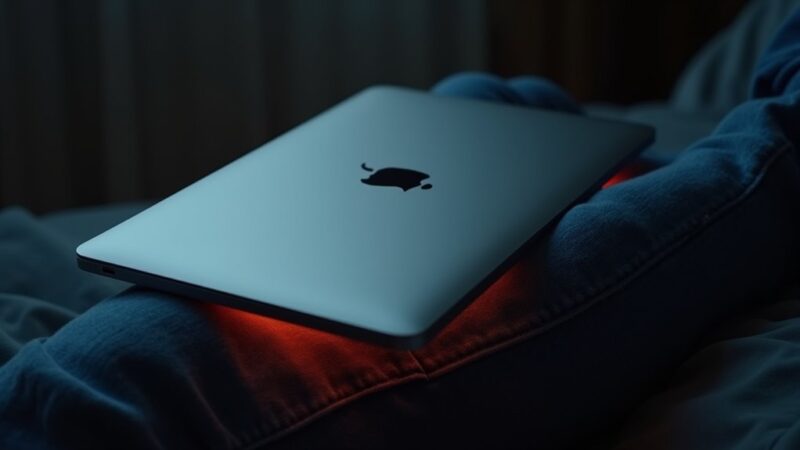 Dlaczego MacBook Pro robi się gorący, gdy trzymasz go na kolanach?